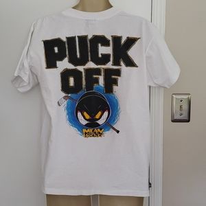 Vintage Puck Off Hockey Shirt Size L